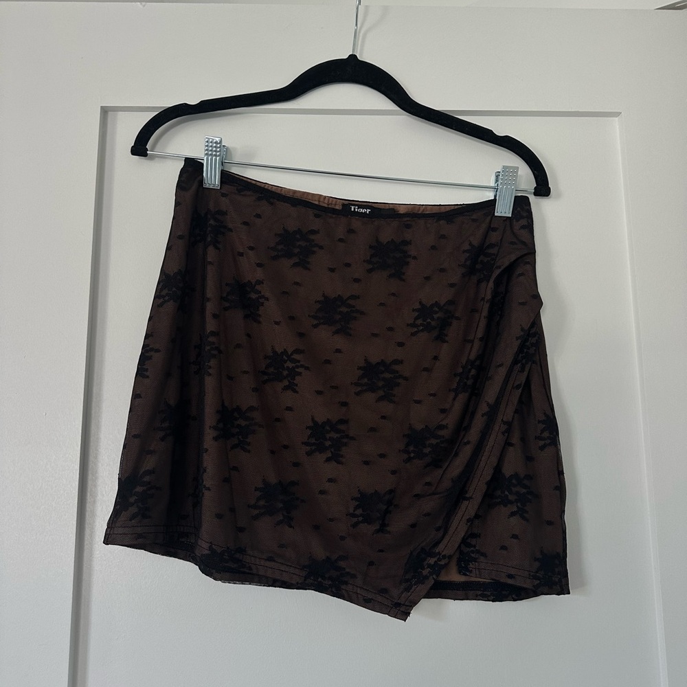 Black lace skirt + top set - Picture 5 of 5